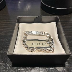 GucciGhost chain bracelet in silver
